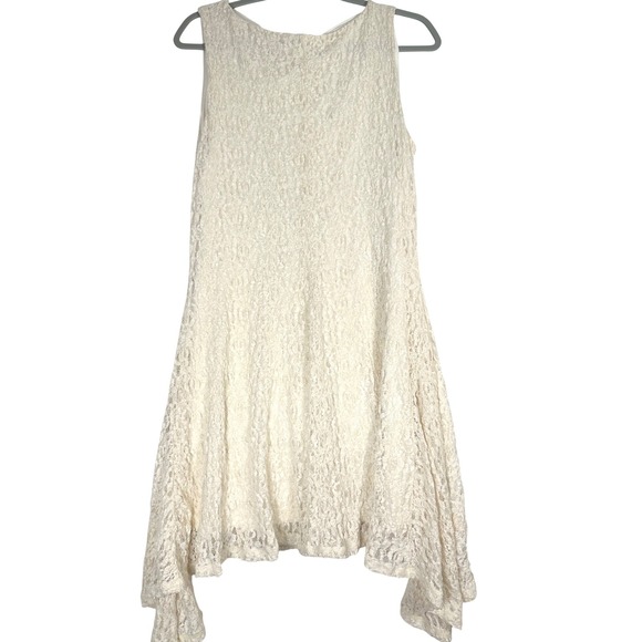 Abercrombie & Fitch Dresses & Skirts - Abercrombie Cream Lace Dress Medium Wedding Guest Flowy Coquette Balletcore NWT
